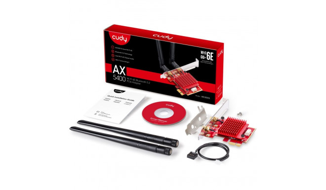 Cudy AX5400 Wi-Fi 6E PCI Express adapter