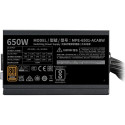 Cooler Master MWE Bronze 650 V3 230V toiteplokk 650 W 24-pin ATX must