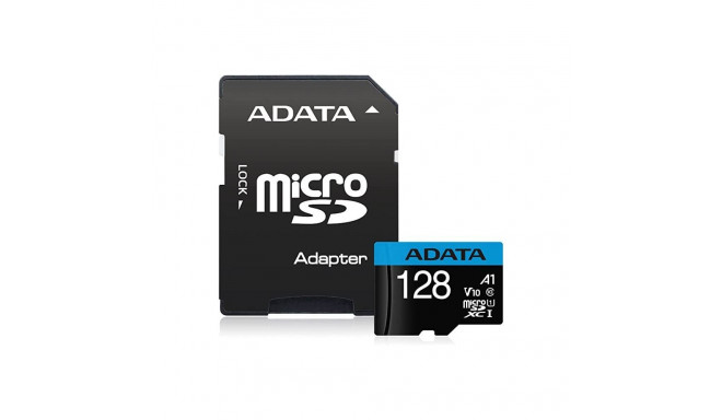 ADATA microSDXC/SDHC UHS-I Memory Card Premier 128 GB, microSDHC/SDXC, Flash memory class 10
