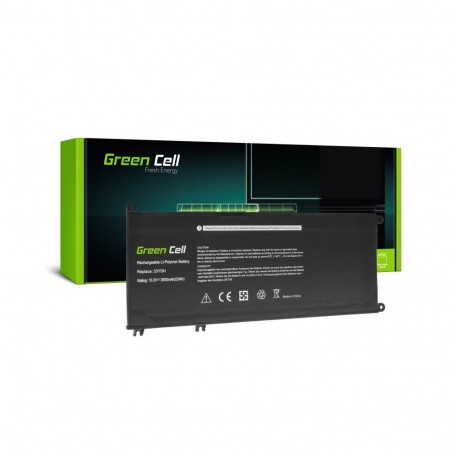 Laptop Battery - Green Cell DE138 for Dell 3500 mAh Black
