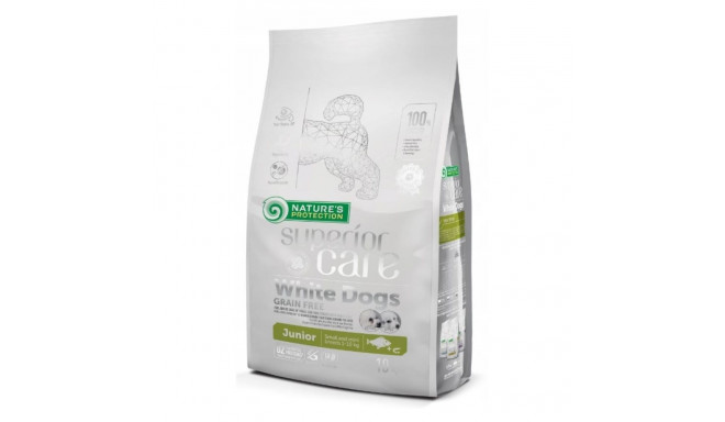 Dry Dog Food - NATURE'S PROTECTION Superior Care White Dogs Grain Free Junior Small 10 kg