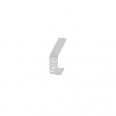 HANGER 1 HOOK ALIUM WHITE 100X30X50