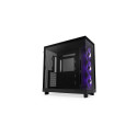 PC CASE NZXT H6 FLOW RGB MIDI TOWER WINDOW BLACK