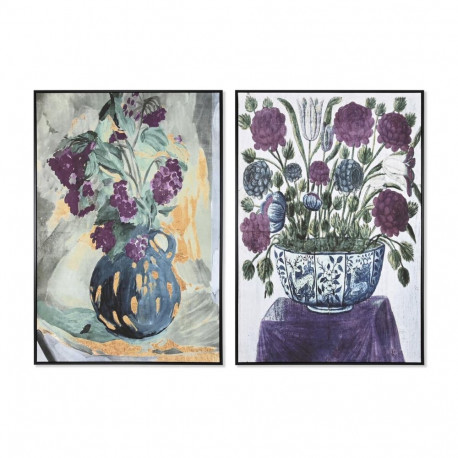 Maal DKD Home Decor 83 x 4,5 x 122,5 cm 83 x 4,5 x 123 cm Vaas Traditsiooniline (2 Ühikut)