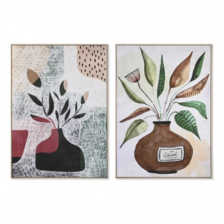 Maal DKD Home Decor 102,5 x 4,3 x 142,6 cm Vaas Skandinaavia (2 Ühikut)