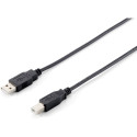 "Equip USB Kabel 2.0 A-B St/St 1.00m schwarz Polybeutel"