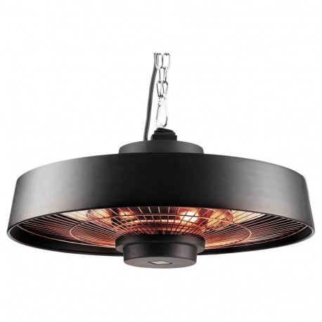 Neo Ceiling heater 2000W, aluminum, with remote control, switch, halogen lamp heating element (90-03