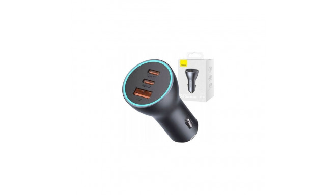 Baseus Golden Contactor laadija 1x USB-A 2x USB-C 3 A (CGJP010013)