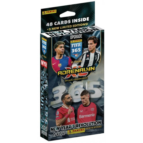 Panini football cards FIFA 365 Adrenalyn XL 2025 Upgrade New Years Revolution