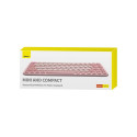 Baseus K01A Wireless Tri-Mode Keyboard Baby Pink