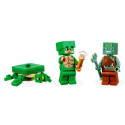 Construction Set - LEGO Minecraft 21254 Turtle Beach House 234 Pieces 2 Minifigures
