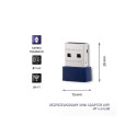 Wireless Adapter - Qoltec 57007 Mini Bluetooth USB 150Mbps Navy