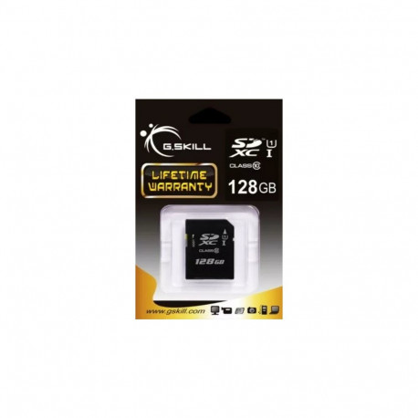 Memory Card - G.SKILL SDXC 128GB Class 10 UHS-I Black