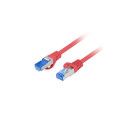 Networking Cable - Lanberg Cat.6a 0.5m Red