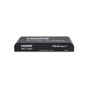 HDMI Splitter - Qoltec 51797 2x 4K 60Hz Black