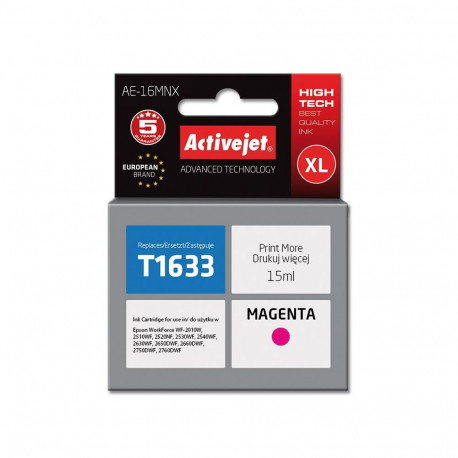 Ink Cartridge - Activejet Ae-16mnx Magenta