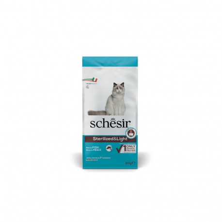 Dry Cat Food - SCHESIR Adult Sterilized & Light Rich In Fish 10kg