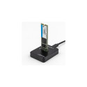 SSD Enclosure - Qoltec 50313 M.2 USB Type-C Black