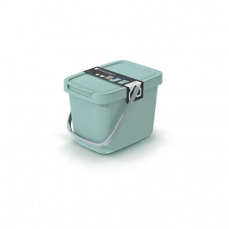 WASTE BIN SOFT GREEN 6L