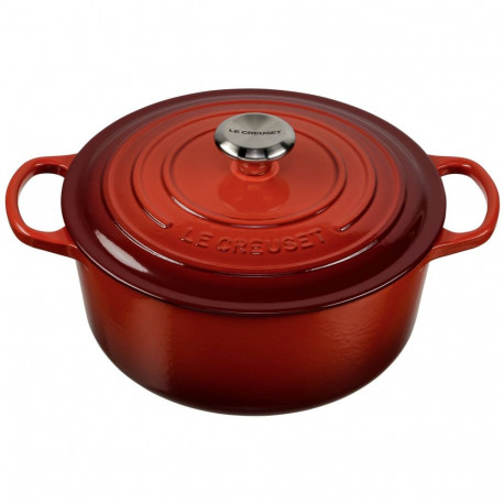 Le Creuset Signature ahjuvorm ümmargune 26cm kirsipunane (21177260602430)