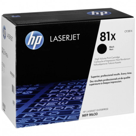 HP Cartridge No 81X HP81X HP 81X Black Schwarz (CF281X)