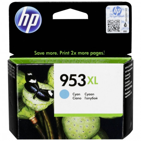HP Ink No 953 HP953 HP 953 XL tsüaan (F6U16AE)