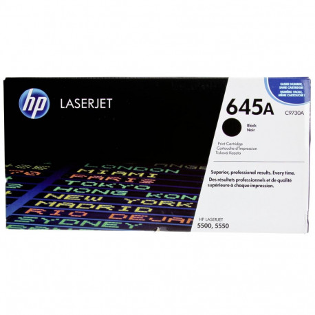 HP Cartridge No 645A HP645A HP 645A Black Schwarz (C9730A)
