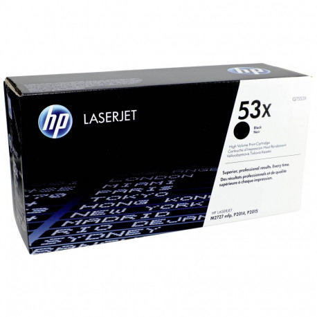 HP Cartridge No 53X HP53X HP 53X Black Schwarz (Q7553X)