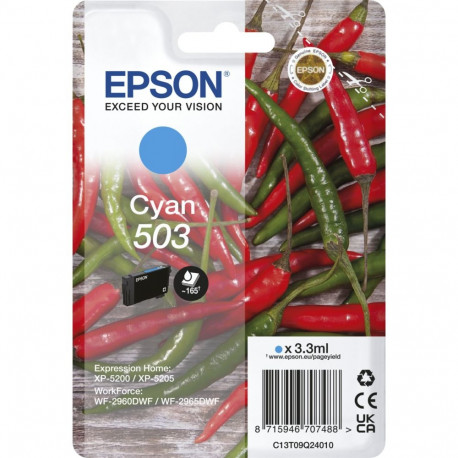 Epson Ink 503 Cyan (C13T09Q24010)