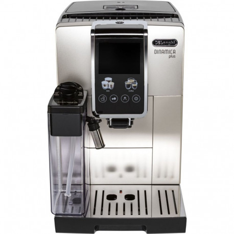 DeLonghi Coffeemachine ECAM 380 85 SB Delonghi85 Delonghi 85 Dinamica Plus silver black (ECAM 380.85