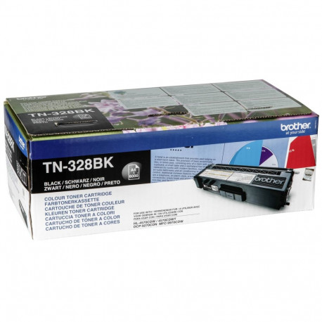 Brother Toner TN-328 TN328 Black Schwarz (TN328BK)