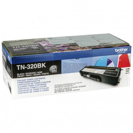 Brother Cartridge TN-320 TN320 Black Schwarz (TN320BK)