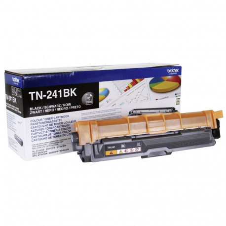 Brother Cartridge TN-241 TN241 Black Schwarz 2,5k (TN241BK)