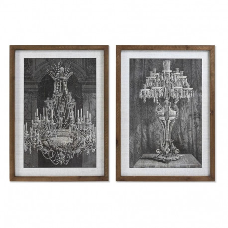 Maal DKD Home Decor 50 x 2 x 70 cm Neoklassikaline (2 Ühikut)