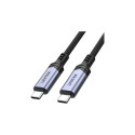 USB Kaabel Unitek USB-C - USB-C 2 m Must (C14110GY-2M)