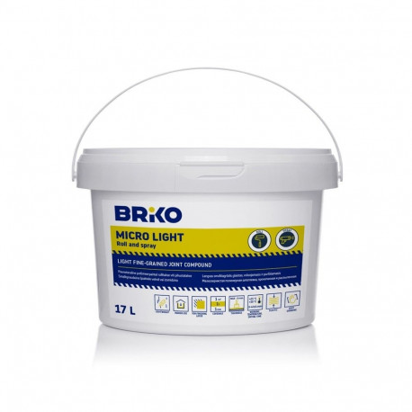 PUTTY BRIKO MICRO LIGHT ROLL SPRAY 17L
