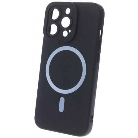 Kaitseümbris Silicone Magsafe Apple iPhone 13 Pro Max, must