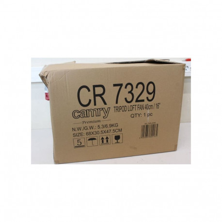 Camry SALE OUT. CR 7329 Tripod Loft fan 40cm / 16, Black | | Fan | CR 7329 | Tripod Loft fan | DAMAG