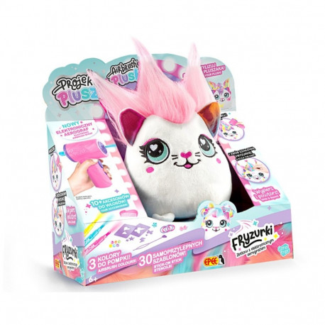 Maskotka projekt plüüs soengud - komplekt elektroonilise aerograafiga - klejnotka