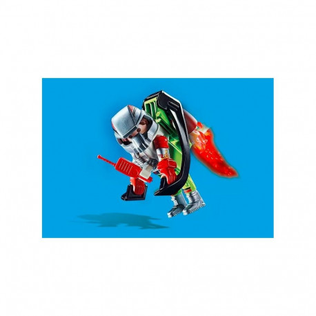 stunt show 70836 lennunduslik kaskadööride etendus: raketiseljakott figuuride komplekt