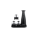 AD 4449 black Młynek do przypraw, soli i pieprzu - zestaw 3 młynków - usb