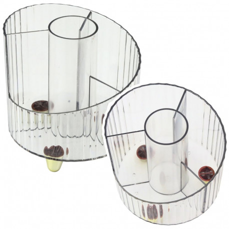 Organizer Na Przybory Szkolne Biurowe Transparentny Biały