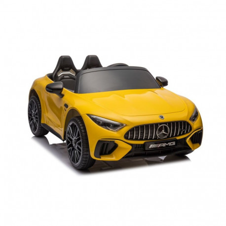 Auto akuga Mercedes AMG SL63 kollane lakitud