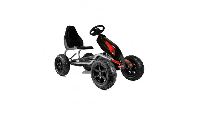 Gokart B012 pumbatavad rattad must
