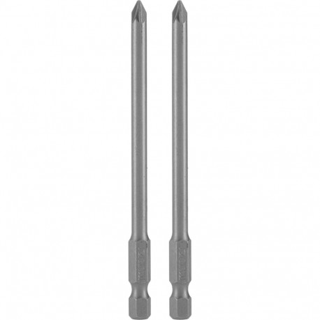 1/4" pozidriv nr.1 otsik, l=100mm, 2 tk, s2, proline