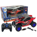 Terenowe Auto Cross Country Zdalnie Sterowane Pilot 27 MHz Czerwone