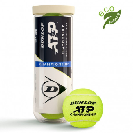 Tennis balls DUNLOP ATP CHAMPIONSHIP Entry 3PET ITF