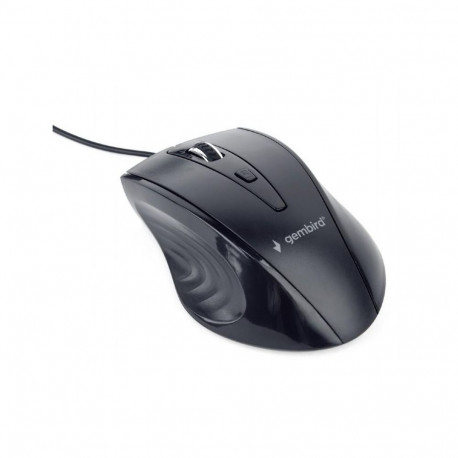 Gembird optiline hiir MUS-4B-02 1200DPI USB 1.35m kaabel, must