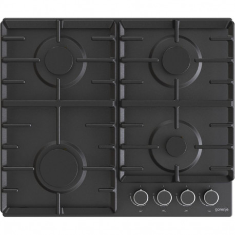 Gorenje Hob G642AB Gas Number of burners/cooking zones 4 Mechanical Black 3838782467127