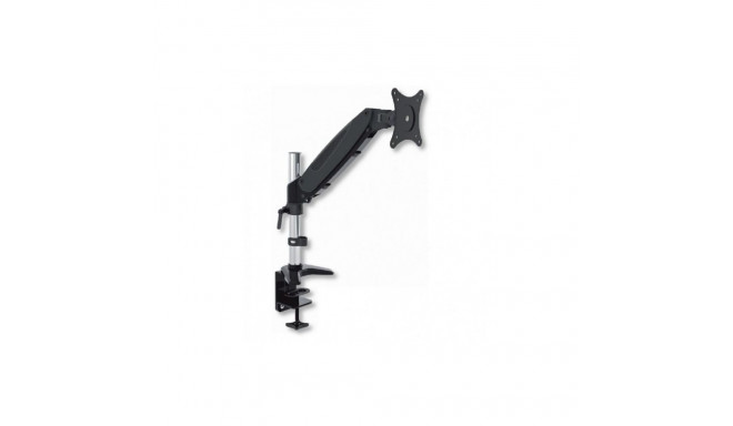 Desk arm with a gas shock absorber monitor 15-27 inches, 8kg, silver-black